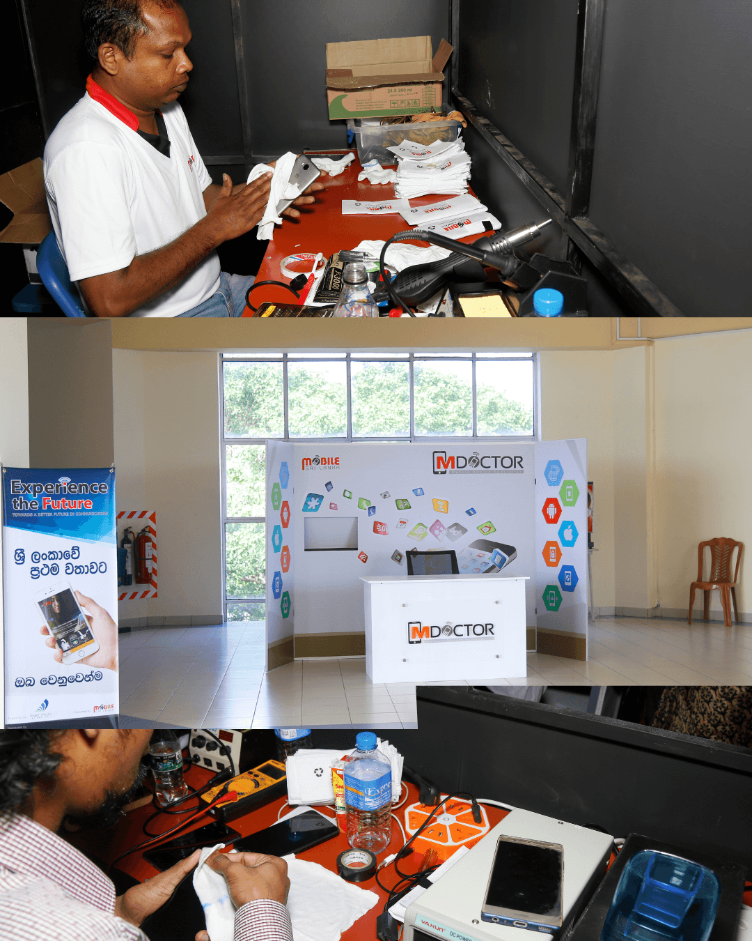 People engaging with exhibits and booths at the venue.
